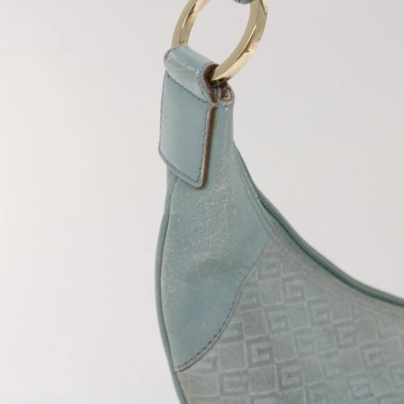 GUCCI GG Canvas Shoulder Bag Light Blue 001 4158 Auth 69052 - Picture 5 of 14